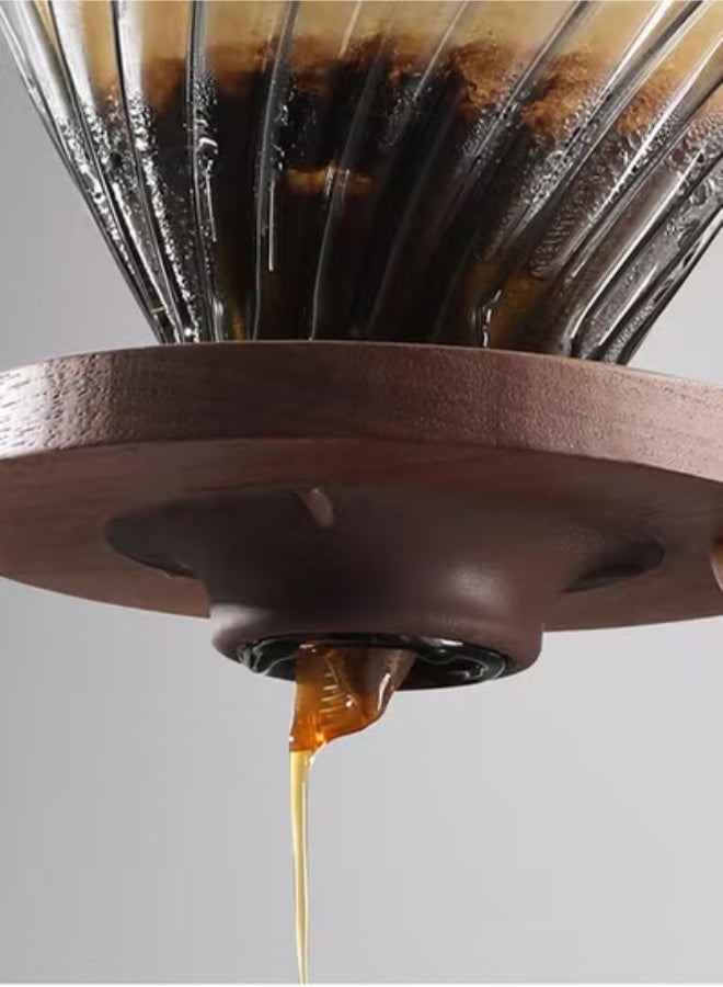 بريتيل فلتر قهوة V60 ورقي 100 قطعة، مقاس 02 أبيض بدون مبيض فلتر قهوة طبيعي 100% من 1 إلى 4 أكواب ورق قهوة مخروطي للاستخدام مرة واحدة - Image 4